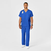 W123 Unisex Multi-Cargo Scrub Pant - Royal