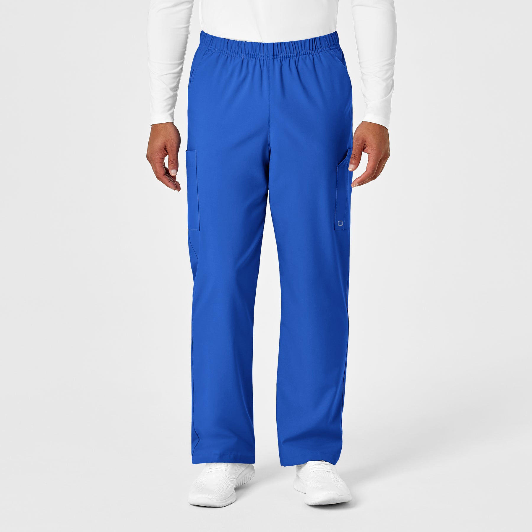 W123 Unisex Multi-Cargo Scrub Pant - Royal