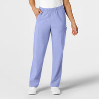 Wink W123 Unisex Multi-Cargo Scrub Pant Ceil Blue