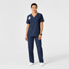 W123 Unisex Multi-Cargo Scrub Pant Navy scrub set