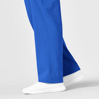 W123 Unisex Multi-Cargo Scrub Pant Royal side detail 2