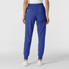 RENEW Women's Jogger Scrub Pant Galaxy Blue back view