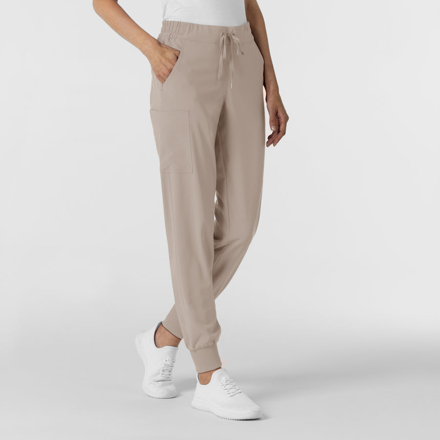 RENEW Women's Jogger Scrub Pant Haze side view