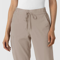 RENEW Women's Jogger Scrub Pant Haze front detail