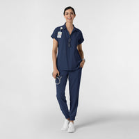RENEW Women's Jogger Scrub Pant Navy full scrub set