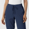 RENEW Women's Jogger Scrub Pant Navy front detail