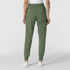 RENEW Women's Jogger Scrub Pant Olive back view