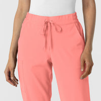 RENEW Women's Jogger Scrub Pant Paradise Pink front detail