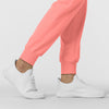 RENEW Women's Jogger Scrub Pant Paradise Pink hemline detail