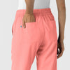 RENEW Women's Jogger Scrub Pant Paradise Pink back detail