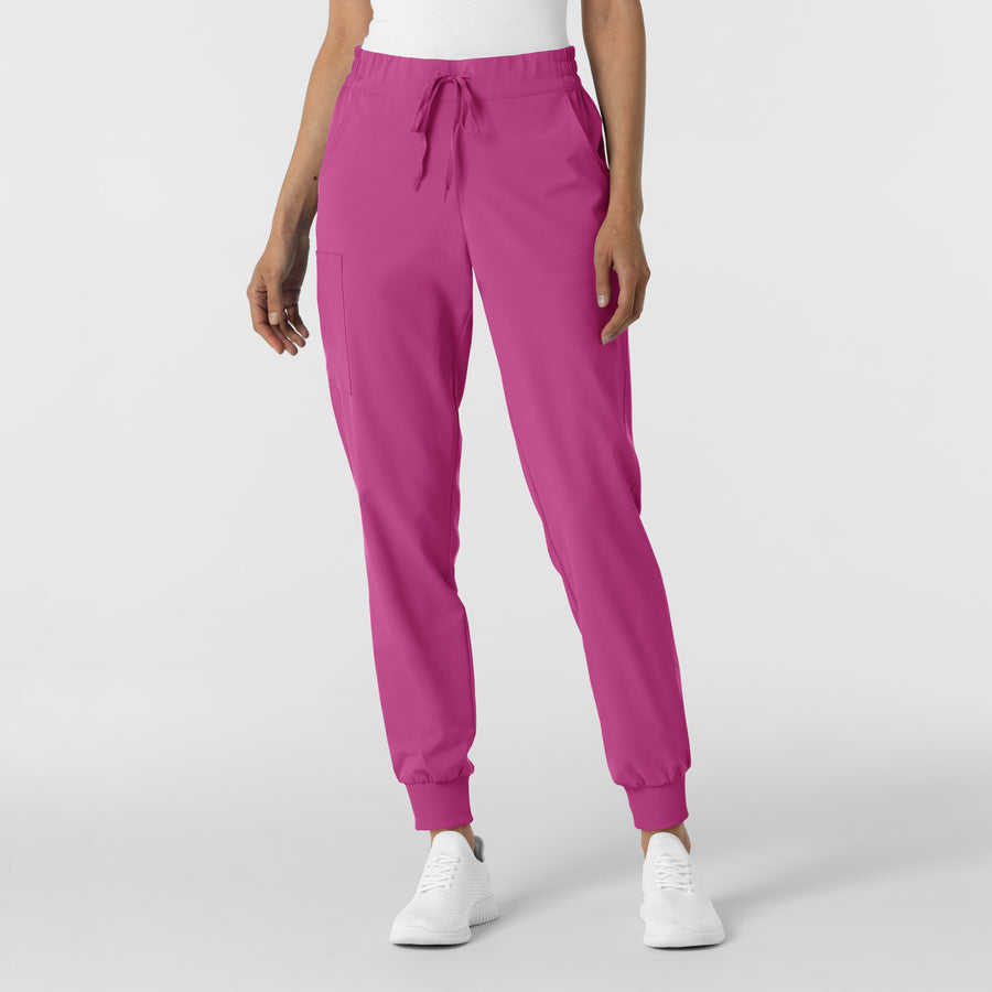 RENEW Women's Jogger Scrub Pant Raspberry