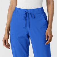 RENEW Women's Jogger Scrub Pant Royal front detail