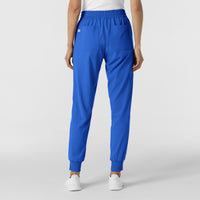RENEW Women's Jogger Scrub Pant Royal back view