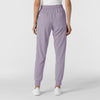 RENEW Women's Jogger Scrub Pant Wisteria back view