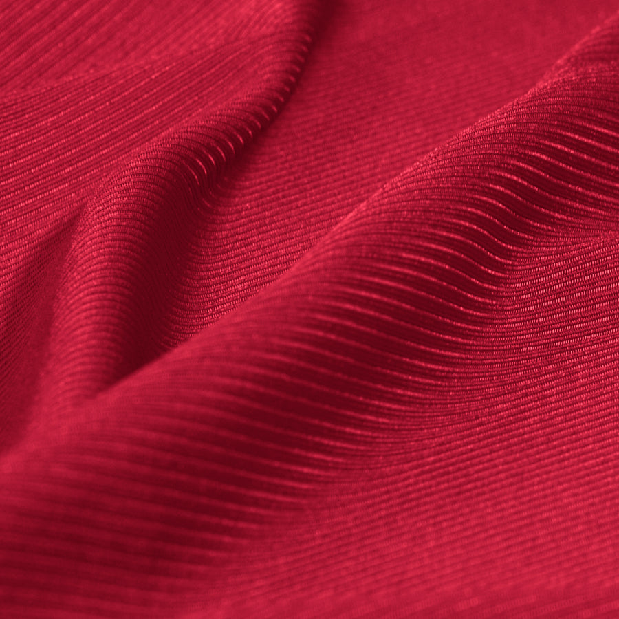 W123 Women's Flex-n-Reach V-Neck Scrub Top - Red