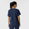 Boundless Unisex V-Neck Scrub Top - Navy back