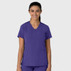 Nova Women's Flex-n-Reach V-Neck Scrub Top Grape