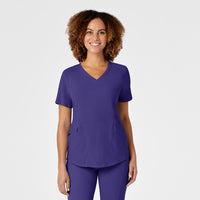 Wink RENEW Women's V-Neck Scrub Top Grape