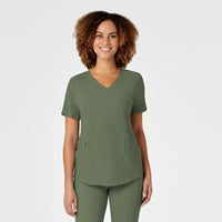 RENEW Womens V-Neck Scrub Top