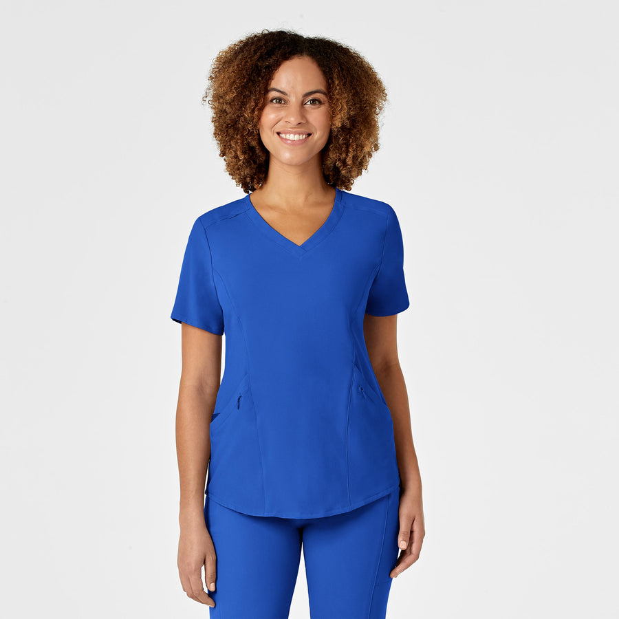 Wink RENEW Women's V-Neck Scrub Top Royal