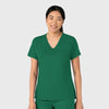 Boundless Women's Tuck-In Scrub Top Hunter side view