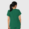 Boundless Women's Tuck-In Scrub Top Hunter back view