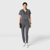 Boundless Women's Tuck-In Scrub Top Pewter full scrub set