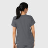 Boundless Women's Tuck-In Scrub Top Pewter back view