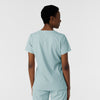 Boundless Women's Tuck-In Scrub Top Sky Blue back view