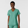 Boundless Women's Tuck-In Scrub Top Turquoise