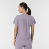 RENEW Women's V-Neck Tunic Scrub Top Wisteria back view
