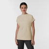 BLK Edit Women's Mock Neck Scrub Blouse - Coconut Milk