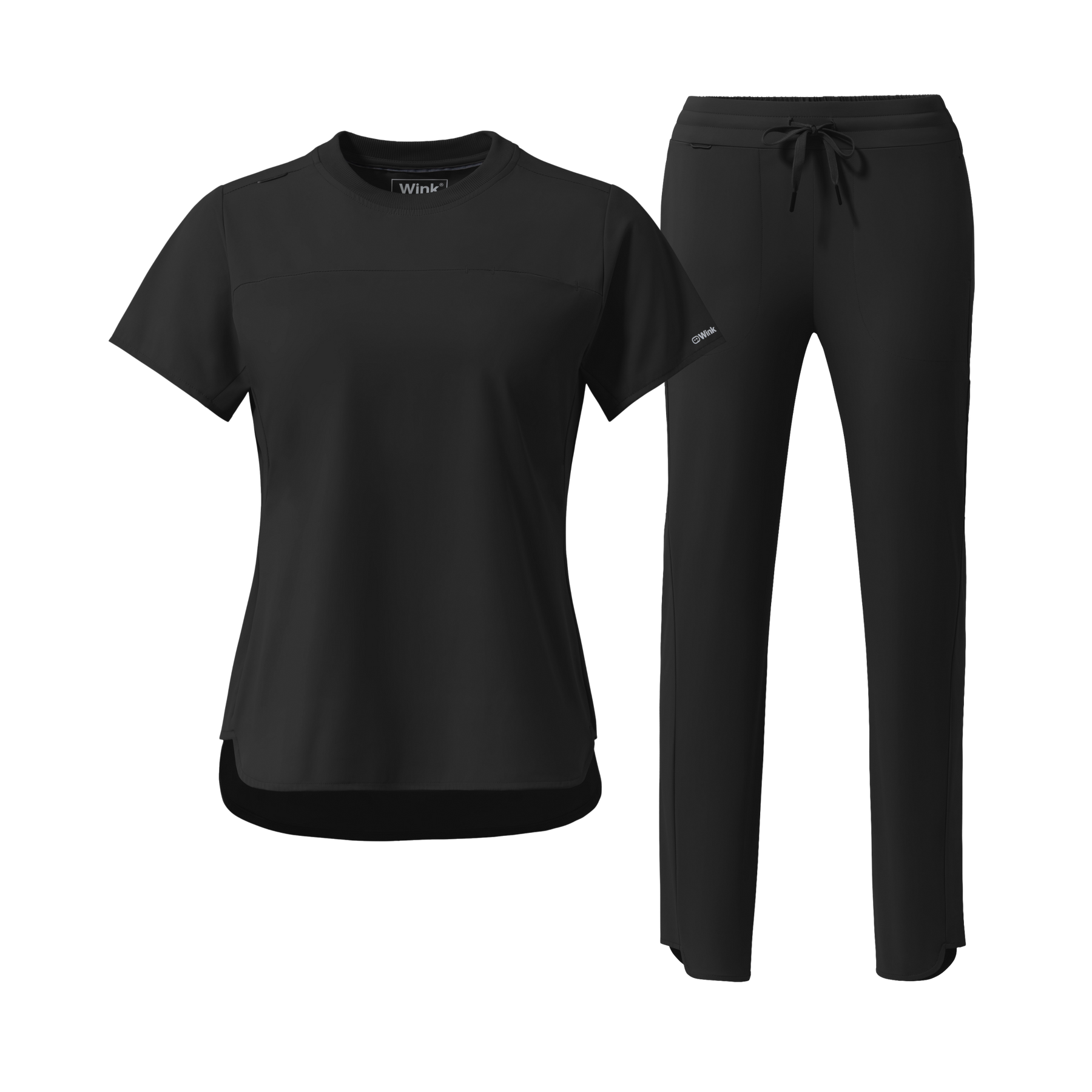 Aura Crew Neck and Tapered Leg Scrub Set