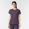 AURA Women's Captivate Crew Neck Tuck-in Scrub Top Dusk