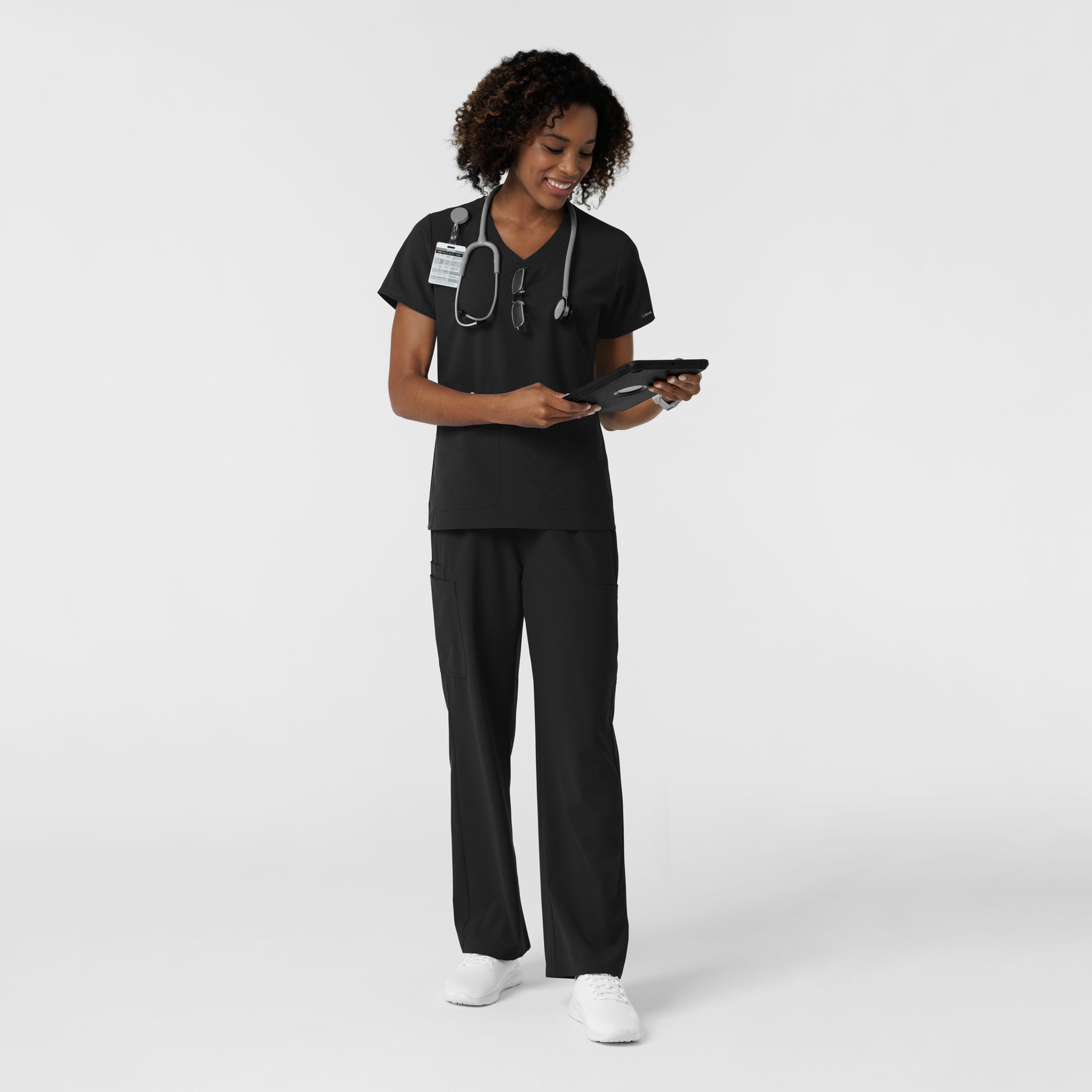 NURTUR Womens V-Neck Scrub Top – Wink Scrubs