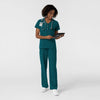 NURTUR Women's V-Neck Scrub Top - Caribbean scrub set