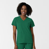 NURTUR Women's V-Neck Scrub Top Hunter
