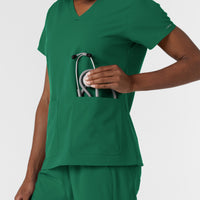 NURTUR Women's V-Neck Scrub Top - Hunter