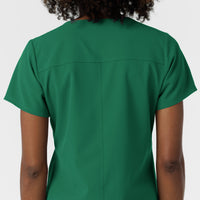 NURTUR Women's V-Neck Scrub Top - Hunter