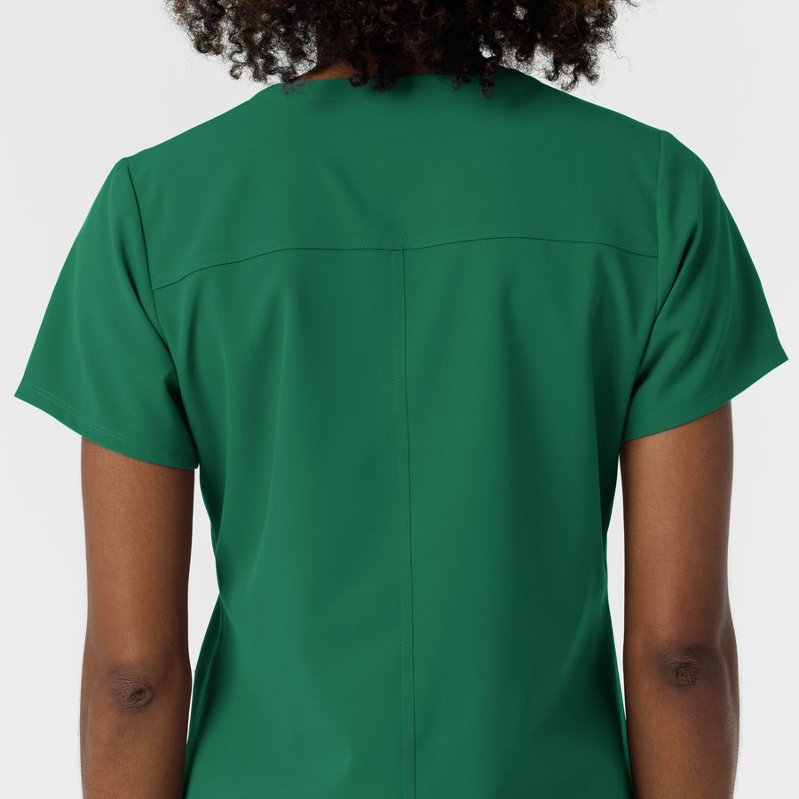 NURTUR Women's V-Neck Scrub Top - Hunter