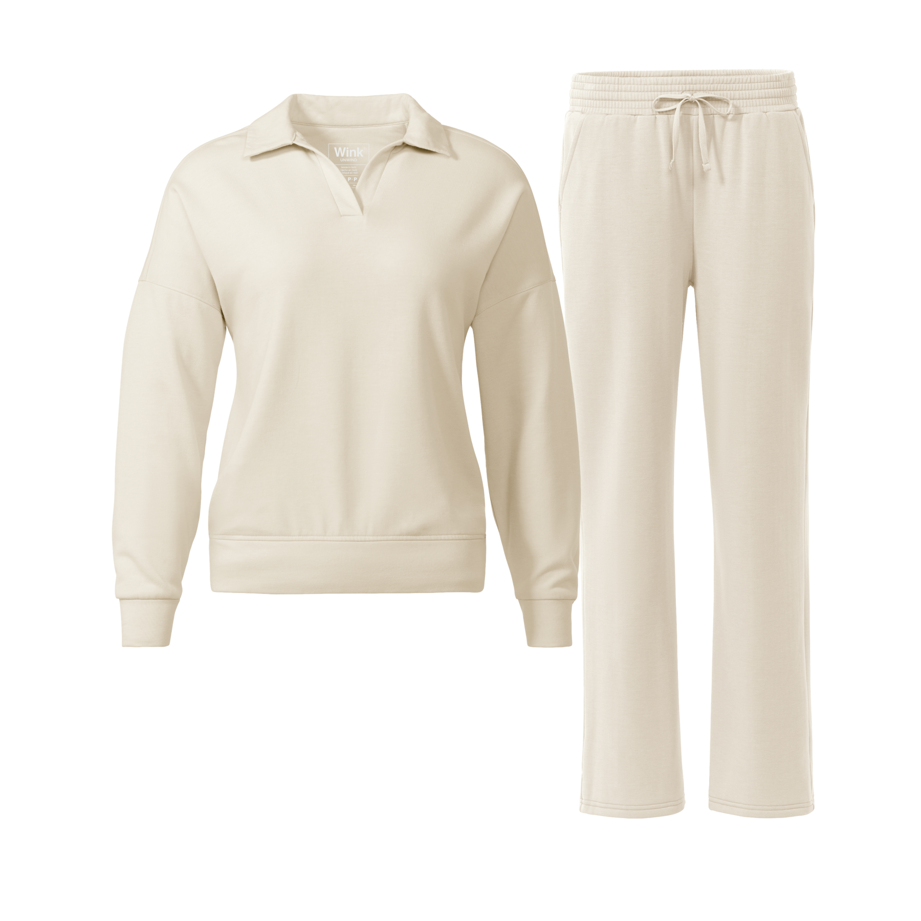 Unwind & Lounge Polo and Wide Leg Set