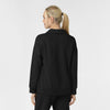 Unwind & Lounge Women's Relaxed Pullover Polo Black back view