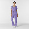 Boundless Women's 2-Pocket V-Neck Scrub Top Iris Purple scrub set