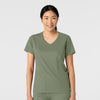 Boundless Women's 2-Pocket V-Neck Scrub Top - Sage