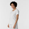 Boundless Women's 2-Pocket V-Neck Scrub Top White side view