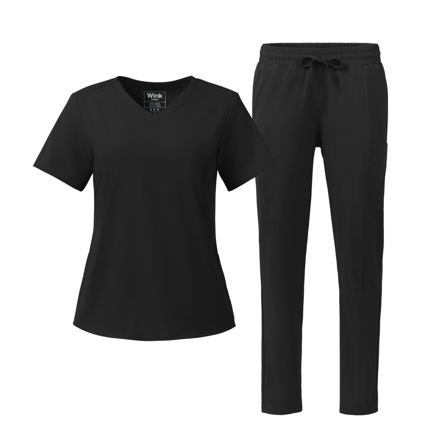 Renew V-Neck and Tapered Leg Scrub Pant
