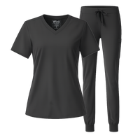 Renew V-Neck and Jogger Scrub Set