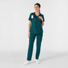RENEW Women's V-Neck Scrub Top Caribbean full scrub set