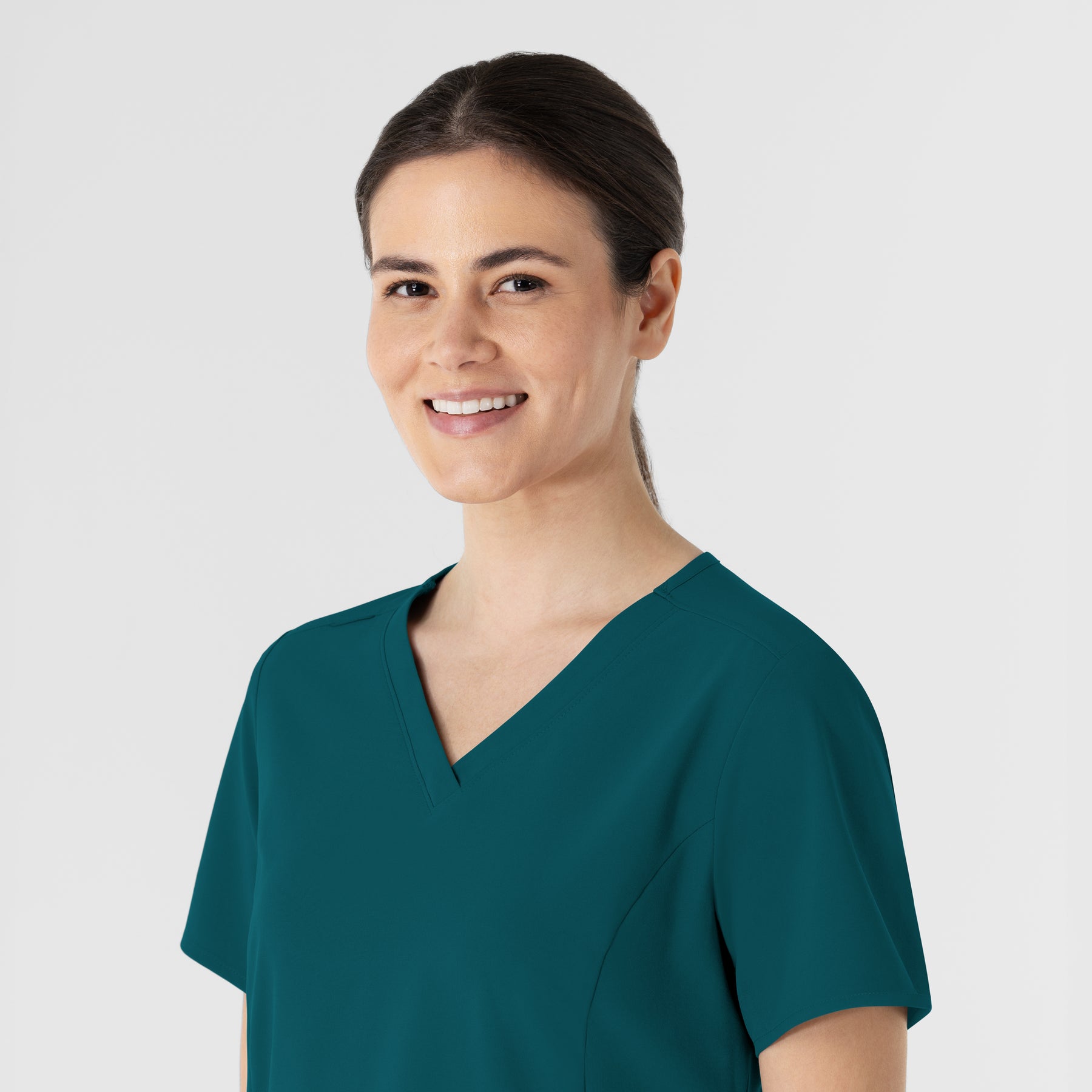 RENEW Women's V-Neck Scrub Top - Caribbean