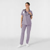 RENEW Women's V-Neck Scrub Top Wisteria full scrub set